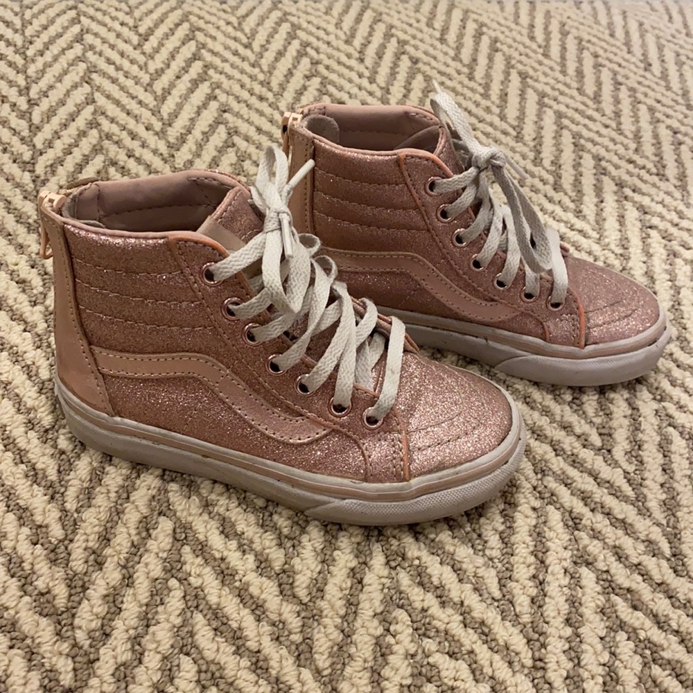 Vans glitter high tops